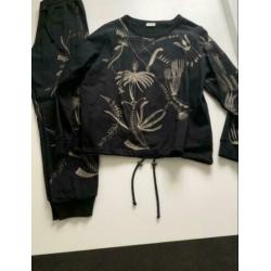 Dries van Noten 2-delig pak sweater/broek joggingstof Pauw