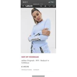Adidas bodysuit maat XS nieuw!