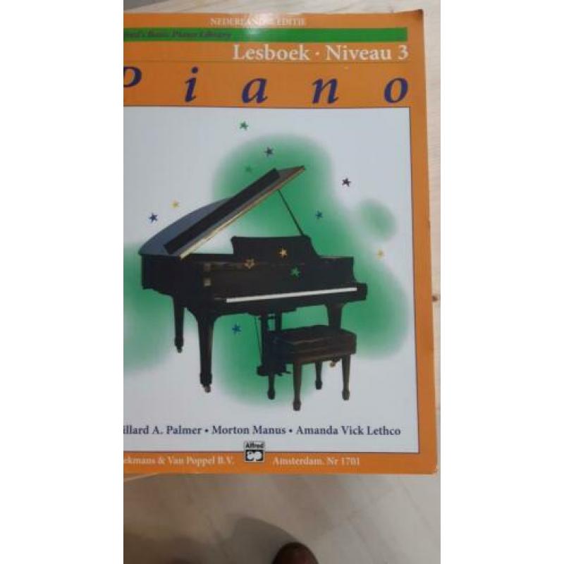 Alfred's Basic Piano Library Piano lesboek niveau 3