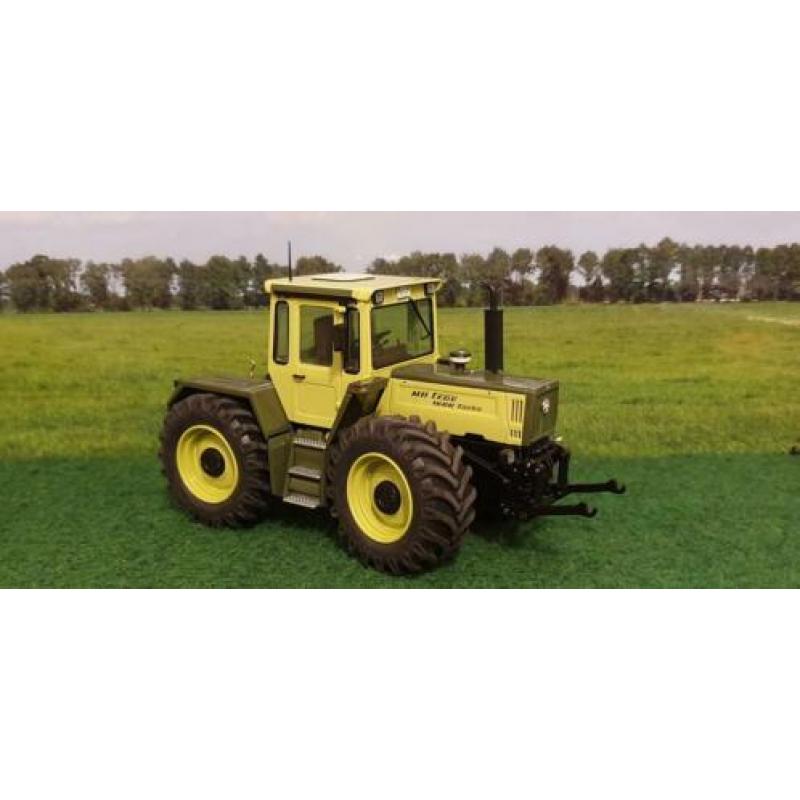 Mb Trac 1600 van Weise Toys verbouwd op brede banden 1/32