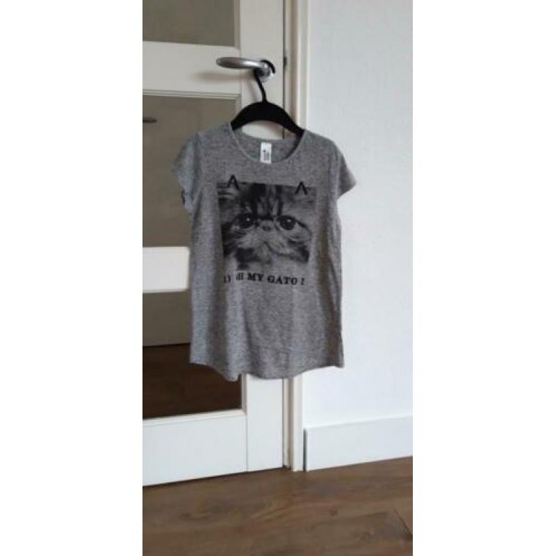 Grijs t-shirts maat 146/152