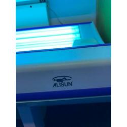 professionele zonnebank combinatie met gezichtsbruiner