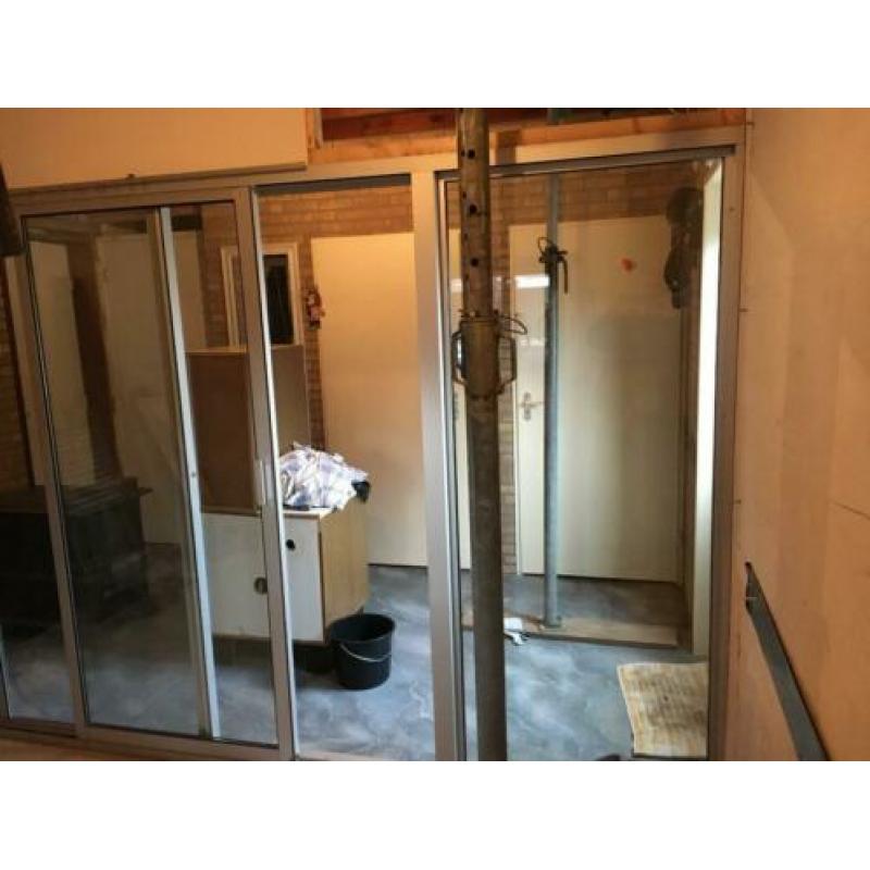 Zeer mooie aluminium schuifpui