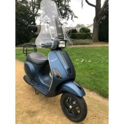 Vespa S50 4takt mat blauw