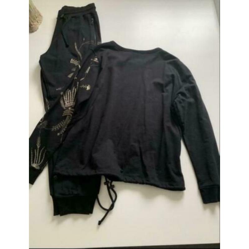 Dries van Noten 2-delig pak sweater/broek joggingstof Pauw