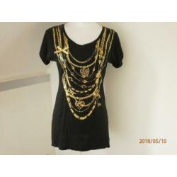 RED ROUGE ( lady sting ) top / shirt maat M