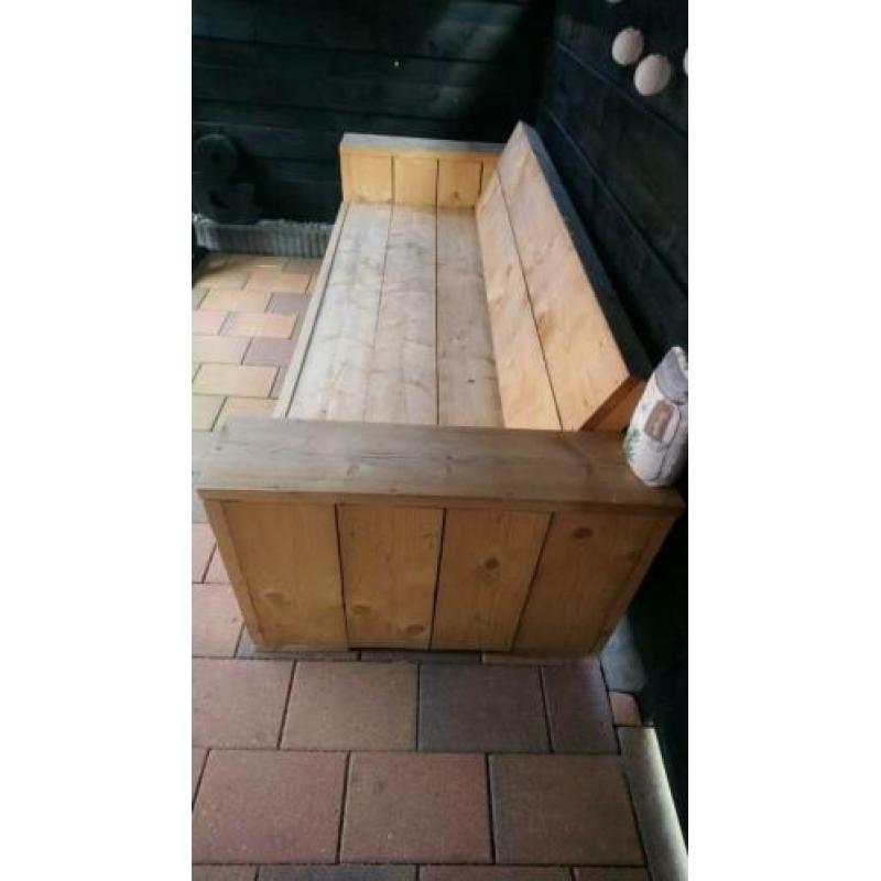Mooie houten bank