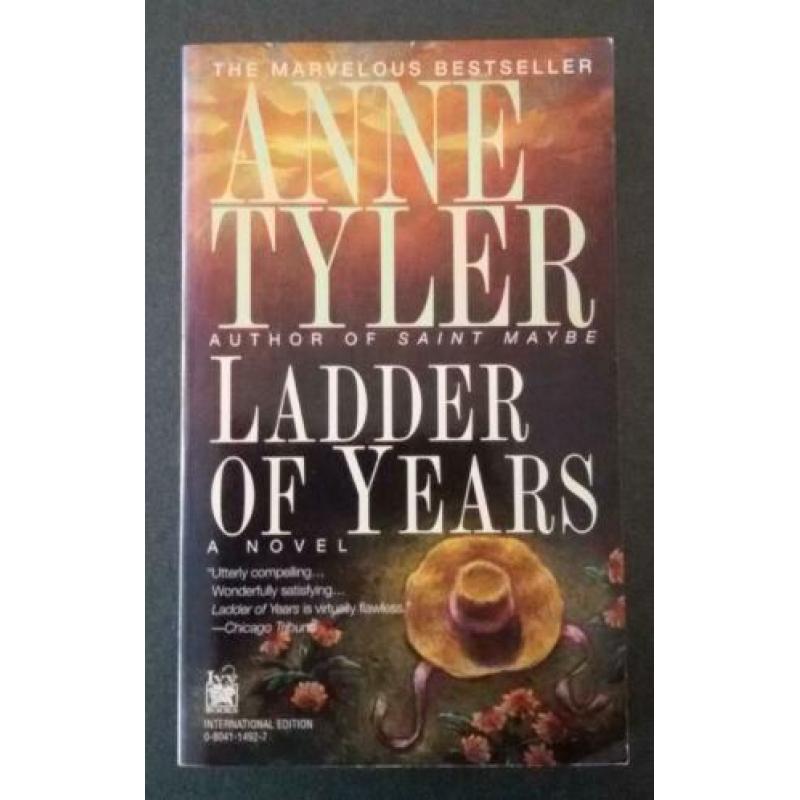 4 Engelstalige boeken van Anne Tyler- o a. Ladder of years