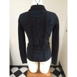 Wrangler wol wollen katoen gebreid kabel vest xs greensboro