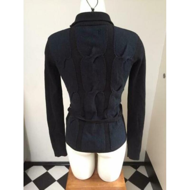 Wrangler wol wollen katoen gebreid kabel vest xs greensboro