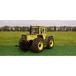 Mb Trac 1600 van Weise Toys verbouwd op brede banden 1/32