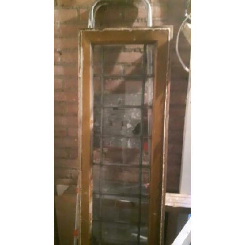 Mooi glas in lood raam kozijn diverse maten
