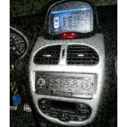 Peugeot 206 radio navigatie android carkit wifi dab+ usb dvd