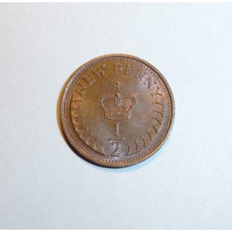 Munten Verenigd Koninkrijk, Elisabeth II 1968 - 1973