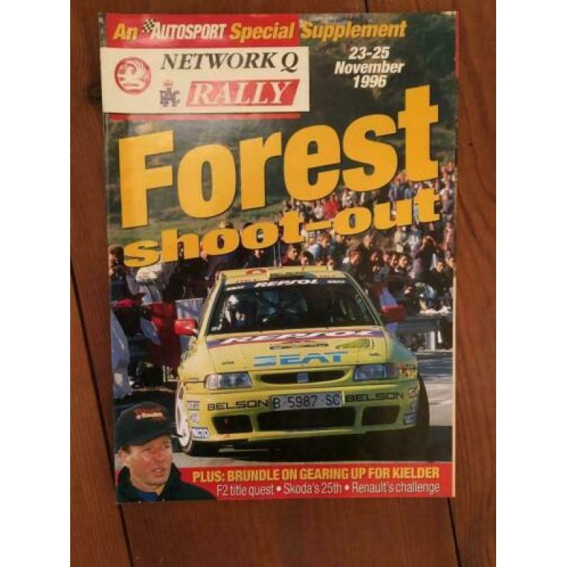 Network Q RAC Rally 1996 gids van Autosport Magazine