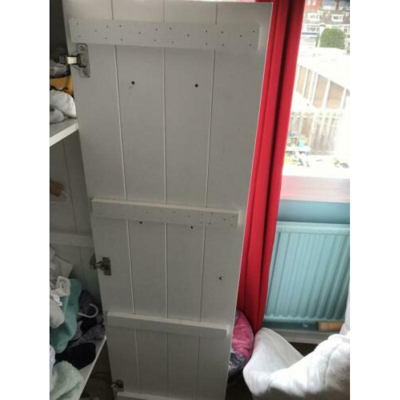 Strandkast kledingkast wit voor kinderkamer wit