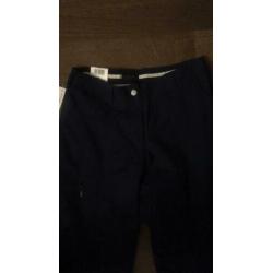 Skibroek dames maat 40, donkerblauw, topmerk Schoffel.