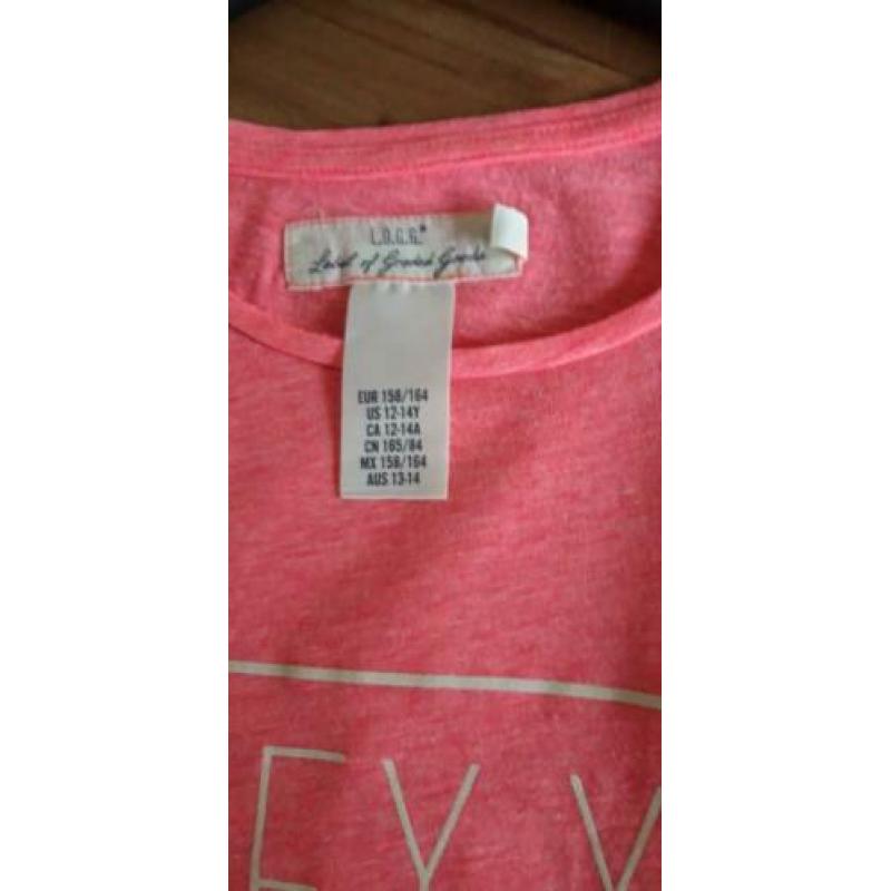 Grijs t-shirts maat 146/152