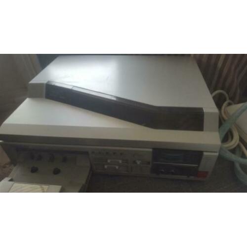 Platenspeler plus casetterecorder
