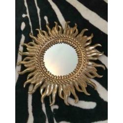 sunburst spiegel vintage Hollywood Regency