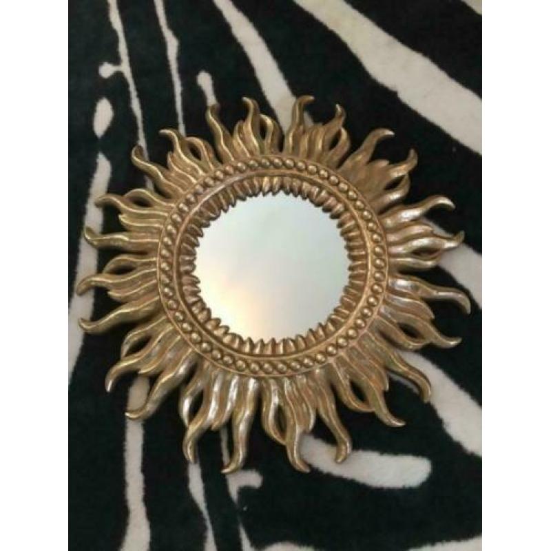 sunburst spiegel vintage Hollywood Regency