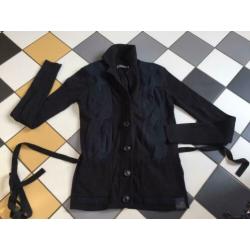 Wrangler wol wollen katoen gebreid kabel vest xs greensboro