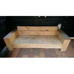 Mooie houten bank