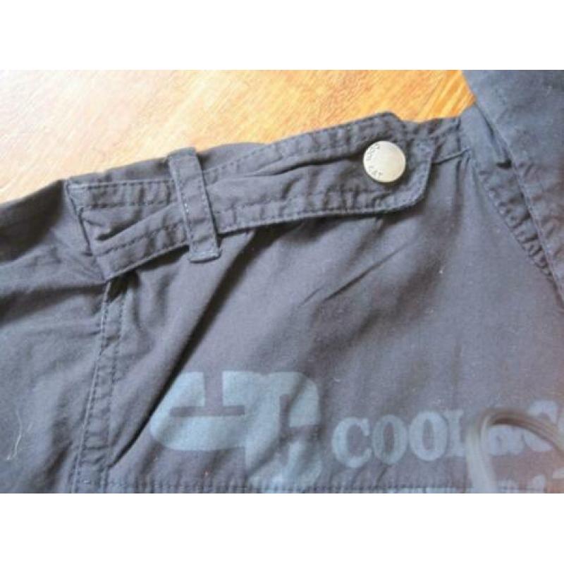 Zwarte stoere blouse, maat 152 (COOL CAT)
