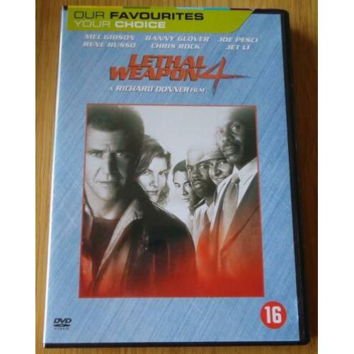 Te koop originele DVD "Lethal Weapon 4" met Mel Gibson.