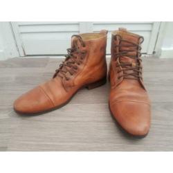 Kwaliteit nette heren schoenen echte leer maat 40,5