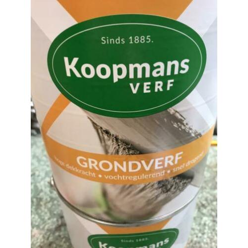 Koopmans witte grondverf voor hout en metaal 2,5liter