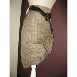 Pauw ballonrokje mt 2 / 38 taupe