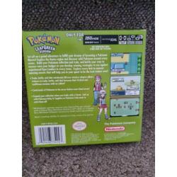 POKEMON leaf green game boy advance compleet