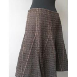 Essentiel Antwerp - prachtige bruine wollen rok mt 40