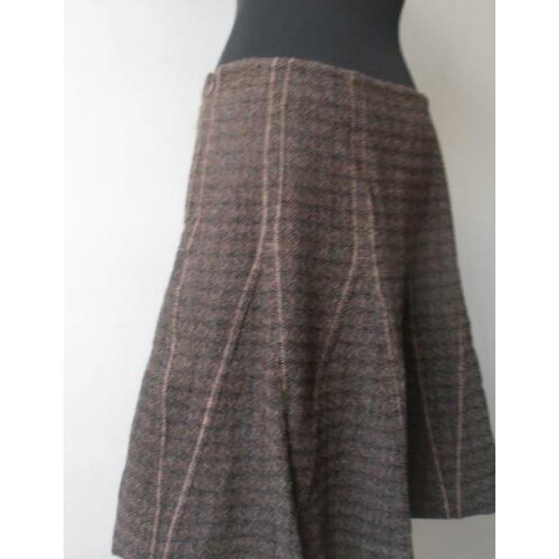 Essentiel Antwerp - prachtige bruine wollen rok mt 40