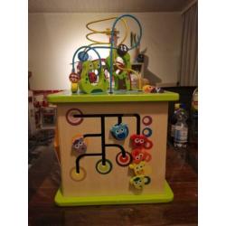 Houten speel kubus Hape