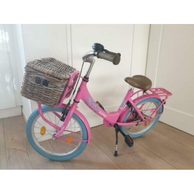 Alpina fiets, 18 inch, roze
