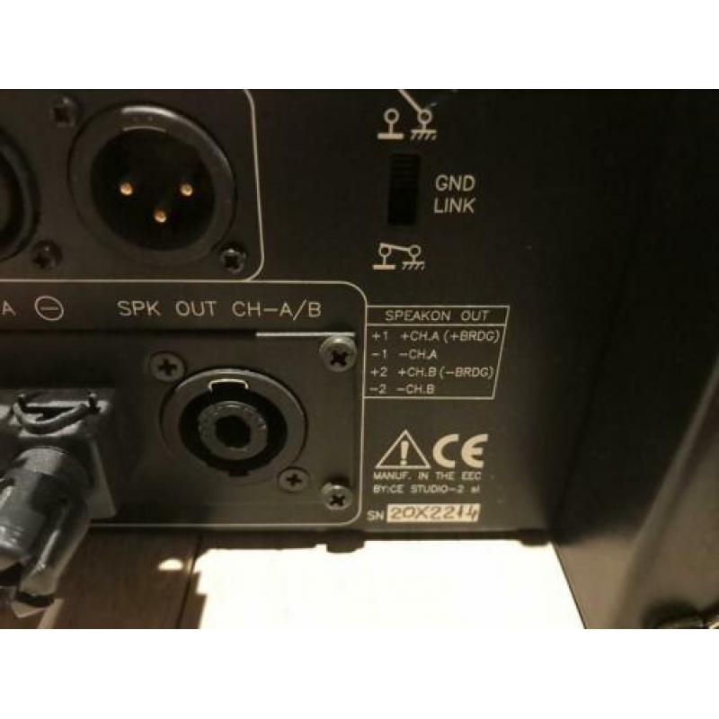 RAM AUDIO Bux2.0 versterker 2x950W rms