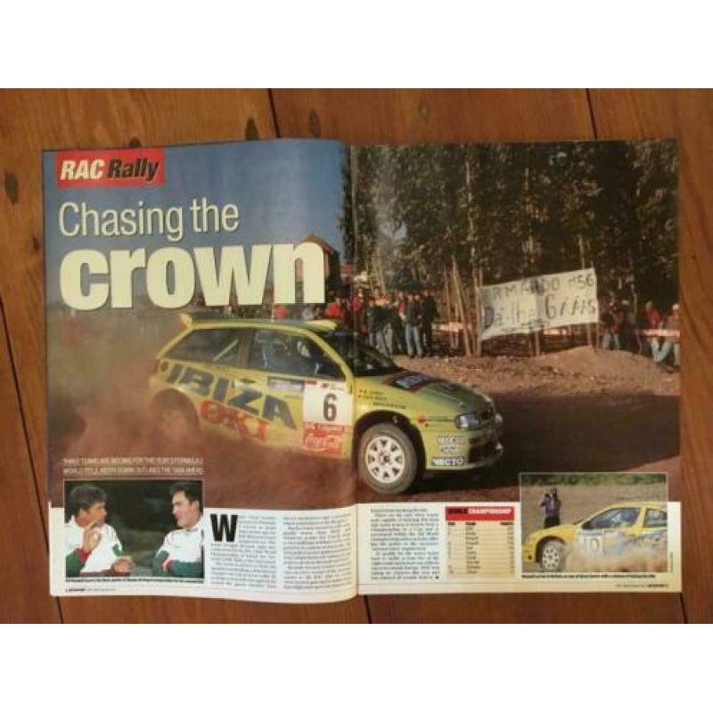 Network Q RAC Rally 1996 gids van Autosport Magazine