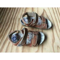 Jongens sandalen van Shoesme maat 27 Lichtbruin