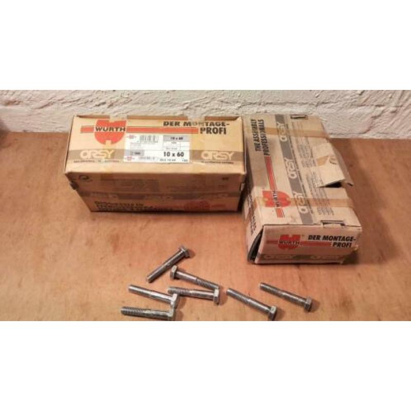 Wurth zeskantbouten M10x60