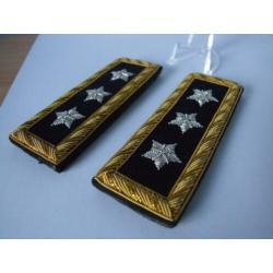 Embleem,Set,Schouder,Rank,Commanding,Generaal