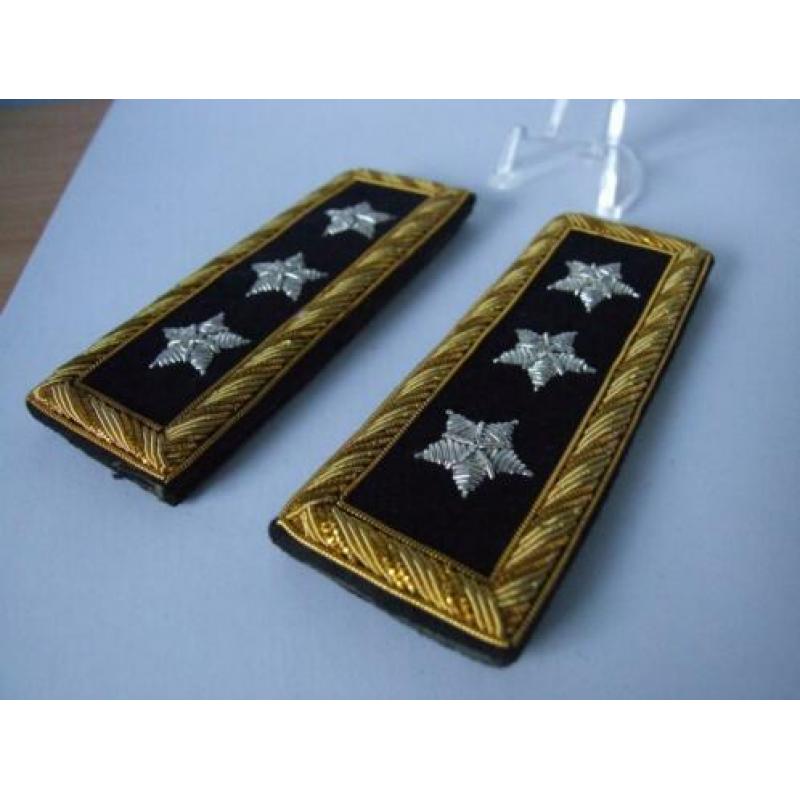 Embleem,Set,Schouder,Rank,Commanding,Generaal
