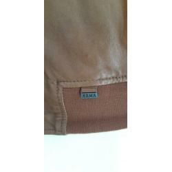 Arma leren jack jas jacket vintage pilotenmodel, bruin mt 54