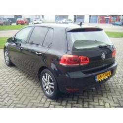 Volkswagen Golf 1.6 TDI Highline BlueMotion Zwart Full leder