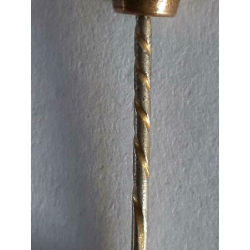 AANBIEDING antieke victorian vergulde hoedenpin stickpin