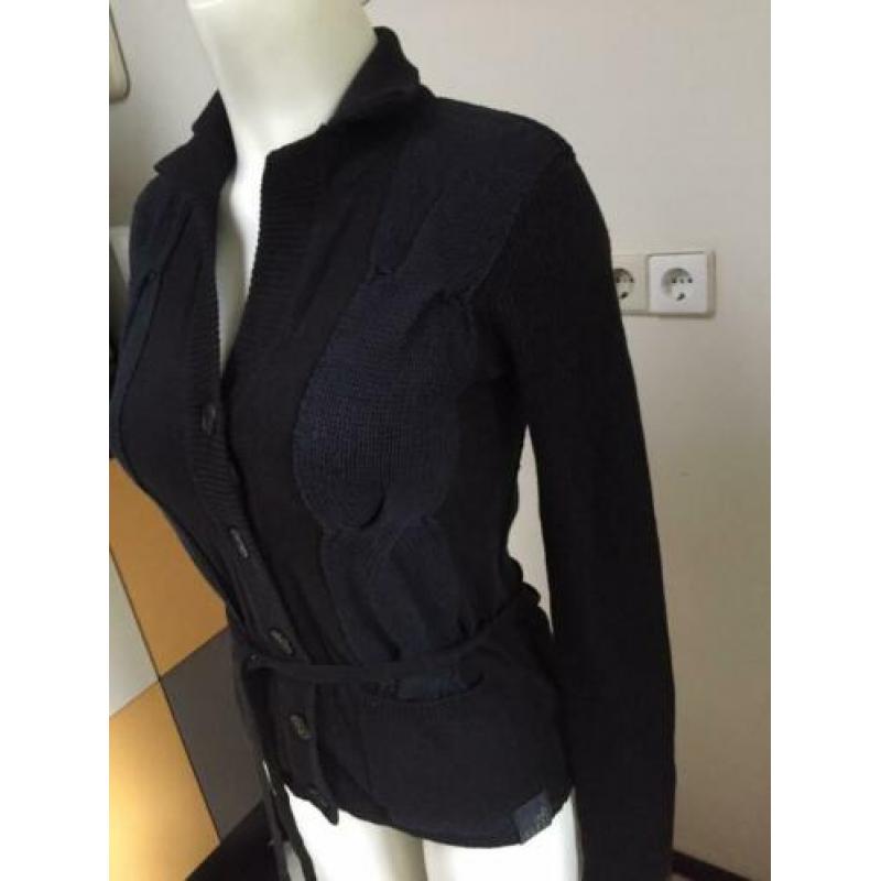 Wrangler wol wollen katoen gebreid kabel vest xs greensboro