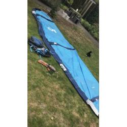 kite + bar + board + bindingen + evt pomp