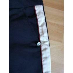 Maison Scotch tailored mooie zwarte 7/8 pantalon met bies M