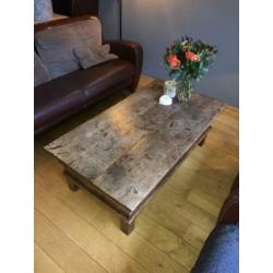 Teakhouten salontafel (afmeting 1380 x 750)